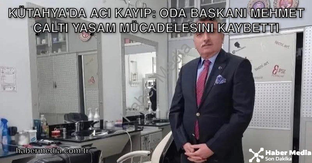 "Kütahya'da Acı Kayıp: Oda Başkanı Mehmet Çaltı Yaşam Mücadelesini Kaybetti" başlıklı haber için fot