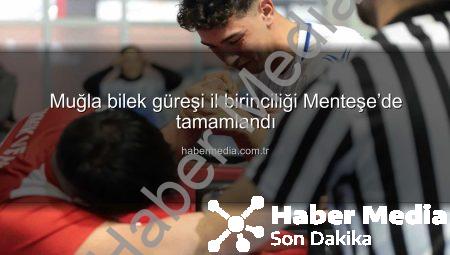 Muğla bilek güreşi il birinciliği Menteşe’de tamamlandı