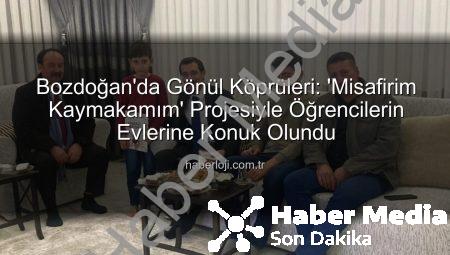 Bozdoğan’da ‘Misafirim Kaymakamım’ Projesiyle Okul-Aile Bağları Güçleniyor: Kaymakam Polat Öğrencilerin Evlerini Ziyaret Etti