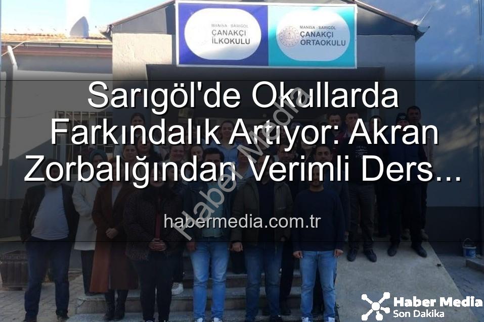 Sarıgöl okullarda eğitim - Sarıgöl'de Okullarda Farkındalık Artıyor: Akran Zorbalığından Verimli Ders Çalışmaya Kapsamlı Eğitimler