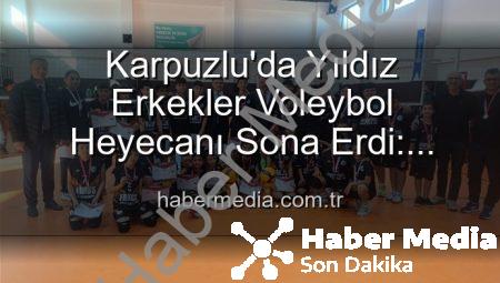 Karpuzlu’da Yıldız Erkekler Voleybol Heyecanı Sona Erdi: Dereceye Giren Okullar Belli Oldu