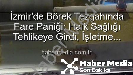 İzmir’de Börek Tezgahında Fare Paniği: Halk Sağlığı Tehlikeye Girdi, İşletme Mühürlendi