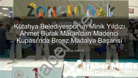Kütahya Belediyespor’un Minik Yıldızı Ahmet Burak Maran’dan Madenci Kupası’nda Bronz Madalya Başarısı