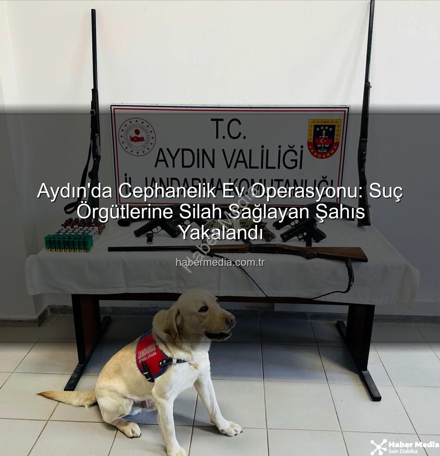Aydın'da Cephanelik Ev Operasyonu: Suç Örgütlerine Silah Sağlayan Şahıs Yakalandı
