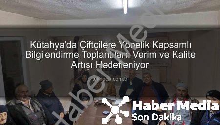 Kütahya’da Çiftçilere Modern Tarım Teknikleri Anlatıldı: Verimlilik Artışı İçin Kilit Bilgiler habermedia.com.tr’de