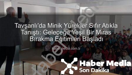 Tavşanlı’da Minik Yürekler Sıfır Atıkla Tanıştı: Geleceğe Yeşil Bir Miras Bırakma Eğitimleri Başladı